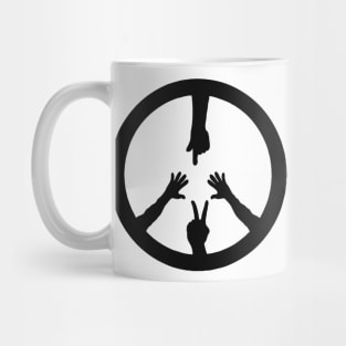 Peace Brothers and Sisters Mug